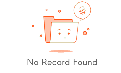 no record found